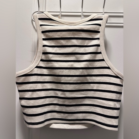 Crop striped tank top - Picture 6 of 7